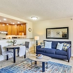 Piedmont Gardens Senior Living in Oakland, CA, apartment living room