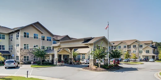 Sanford Estates Gracious Retirement Living Hawthorn Senior Independent Living in Roswell, Georgia front exterior