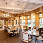Westlake Woods by New Perspective senior living community offering assisted living in Erie, PA, dining room great for eating or activities
