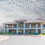 Avamere at Cheyenne senior living community offering independent living, assisted living, and respite care in Las Vegas, NV, front exterior