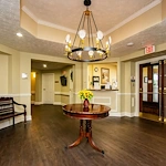 Aberdeen Crossings by New Perspective, senior living community offering assisted living in Highland Heights, OH, entryway