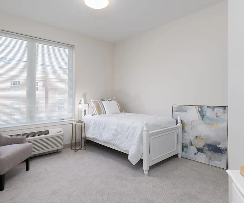 KindCare at Bristol, CT, apartment bedroom