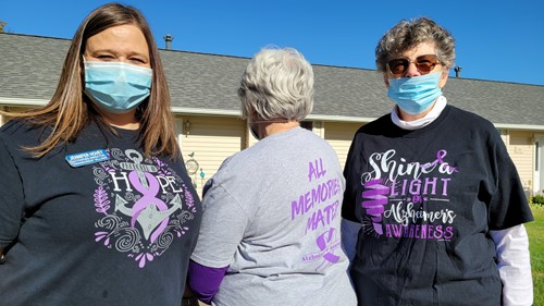 We walk for Alzheimer's
