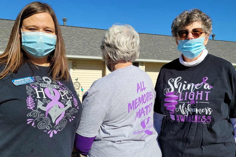 We walk for Alzheimer's