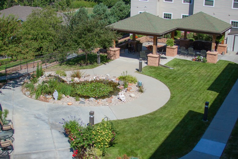 Courtyard with Walking Paths