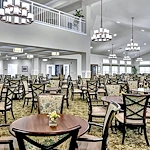 Sequoia Grove Gracious Retirement Living Hawthorn Senior Independent Living in Granite Bay, California AI-generated community dining room