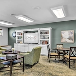 The Highlands Gracious Retirement Living Hawthorn Senior Independent Living in Westborough, Massachusetts living room