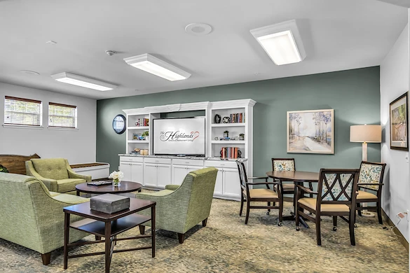 The Highlands Gracious Retirement Living Hawthorn Senior Independent Living in Westborough, Massachusetts living room