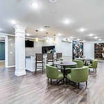 Lounge and drink area at The Vincent Senior Living Community