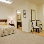 Pomeroy Living Sterling Senior Living apartment bedroom