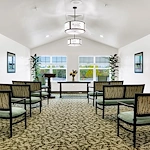 Capitol Ridge Gracious Retirement Living Hawthorn Senior Independent Living in Bristow, Virginia religious gathering room