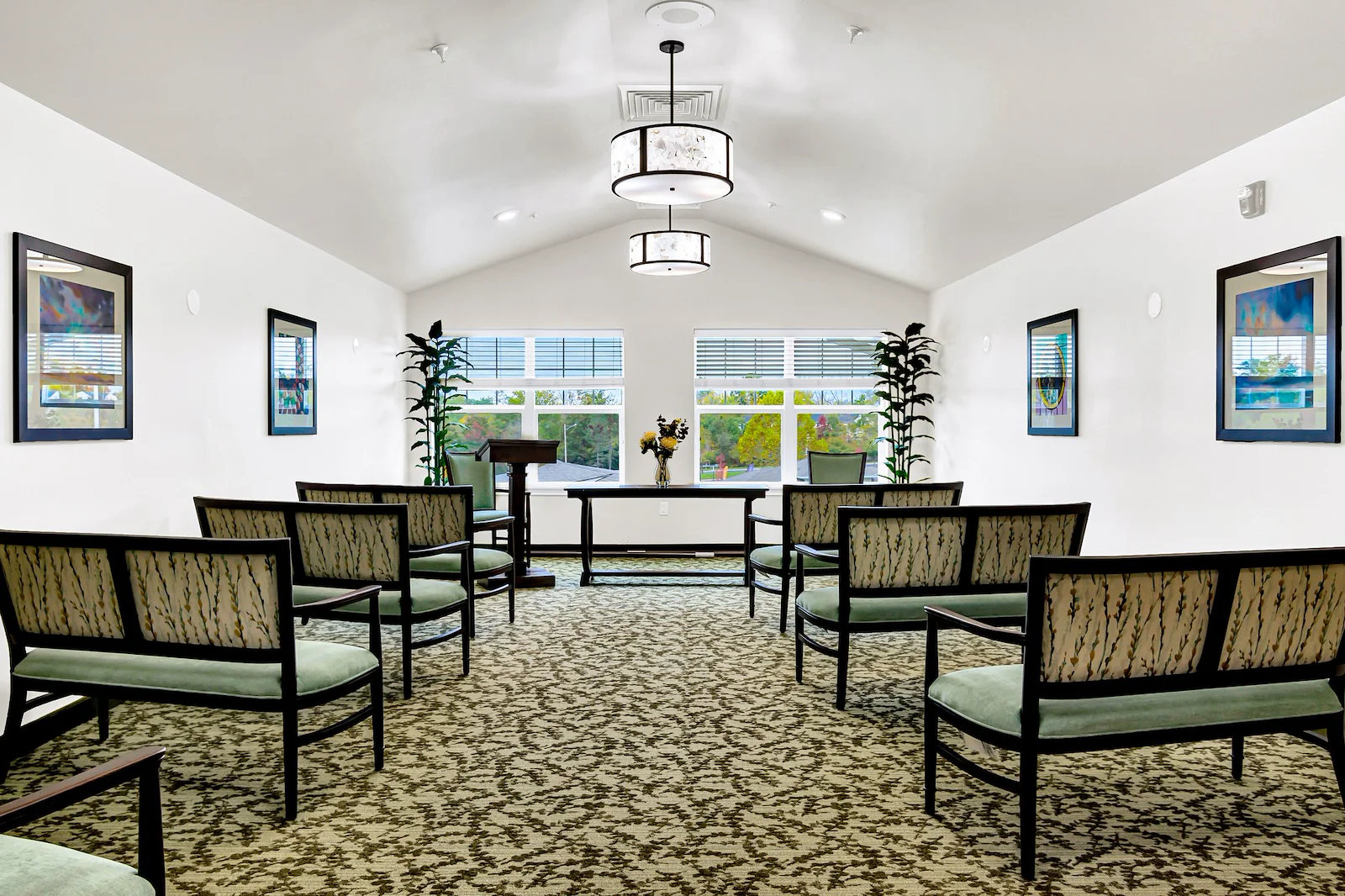 Capitol Ridge Gracious Retirement Living Hawthorn Senior Independent Living in Bristow, Virginia religious gathering room
