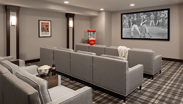 Media area at the Waters of Oak Creek 