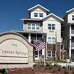 Cypress Springs Gracious Retirement Living Hawthorn Senior Independent Living in Lakewood Ranch, Florida front exterior welcome sign