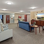 Lounge/media area at the Waters of Edina