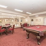 El Dorado Estates Gracious Retirement Living Hawthorn Senior Independent Living in El Dorado Hills, California billiards table