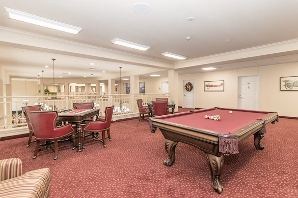 El Dorado Estates Gracious Retirement Living Hawthorn Senior Independent Living in El Dorado Hills, California billiards table