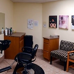 Get your hair done in our full-service salon or bring in your own stylist.