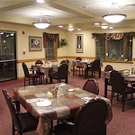 Ascension Living Sacred Heart Village Senior Living in Avilla, Indiana dining room