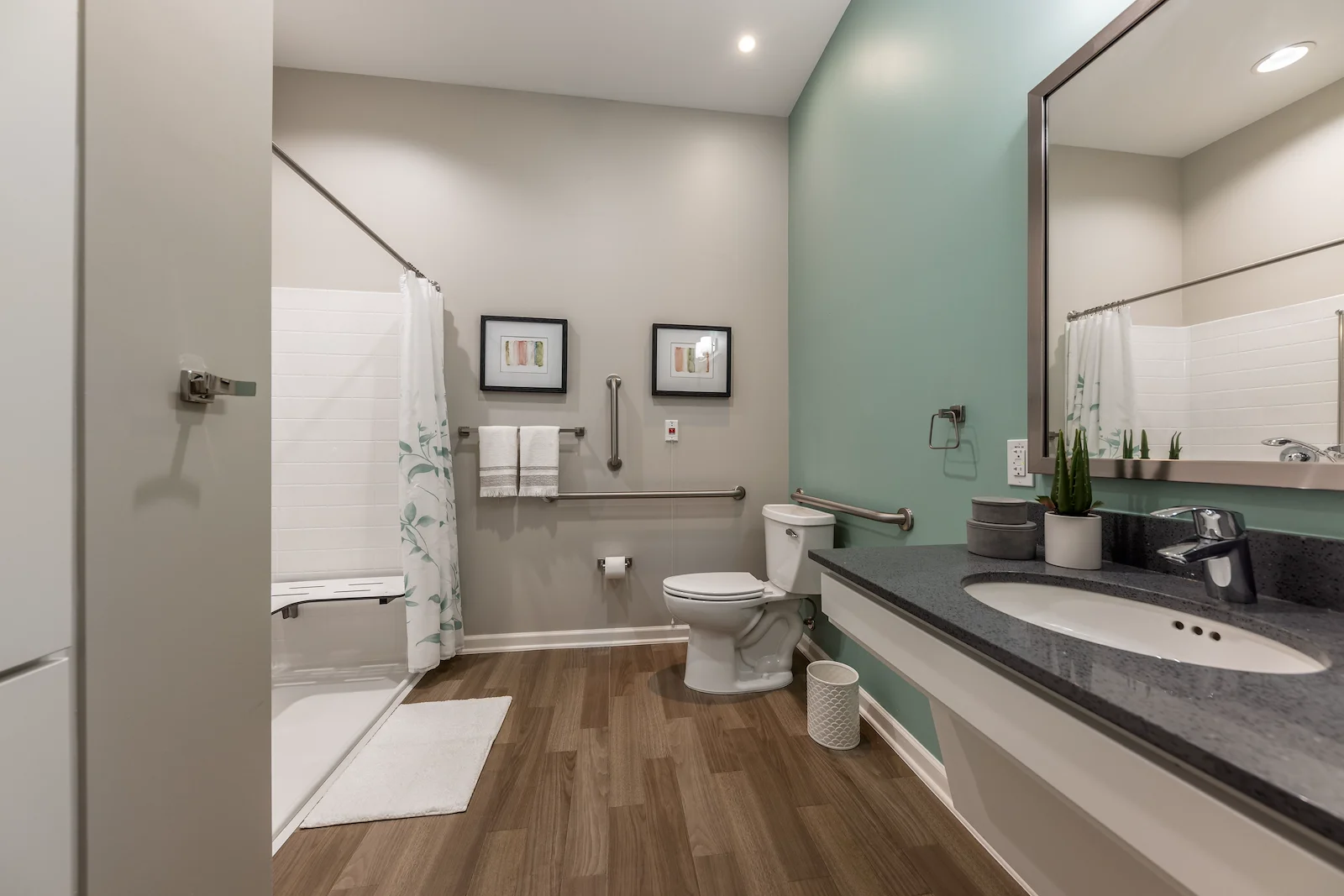 Spacious Senior Bathroom