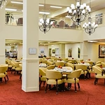 Chesterfield Heights Gracious Retirement Living Hawthorn Senior Independent Living in Midlothian, Virginia dining room