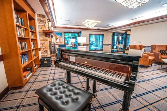 The Stafford Senior Living in Lake Oswego, Oregon piano