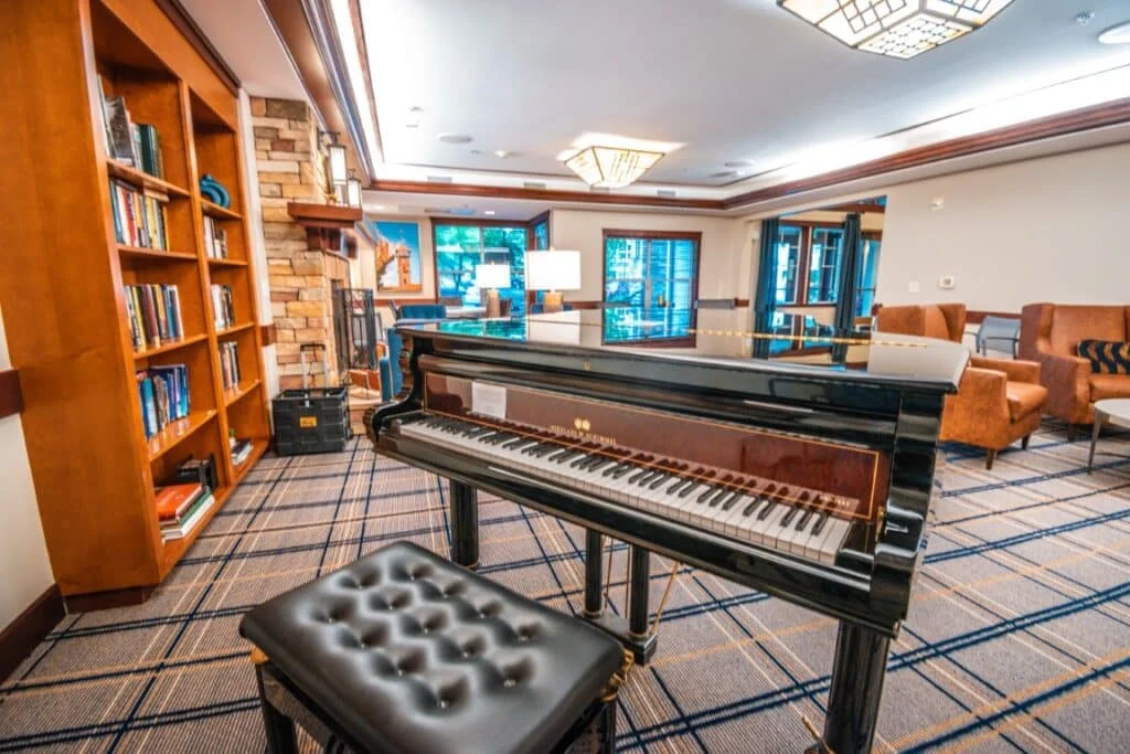 The Stafford Senior Living in Lake Oswego, Oregon piano