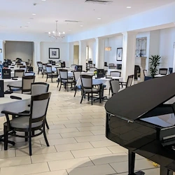 The Blake at Carnes Crossroads dining room