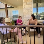 Residents spend regular time outdoors and don't feel "locked" in.  Just because we are technically a "secured" community doesn't mean we're cooped up inside all day.