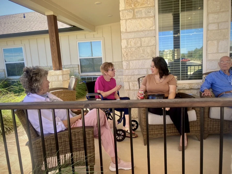 Residents spend regular time outdoors and don't feel "locked" in.  Just because we are technically a "secured" community doesn't mean we're cooped up inside all day.