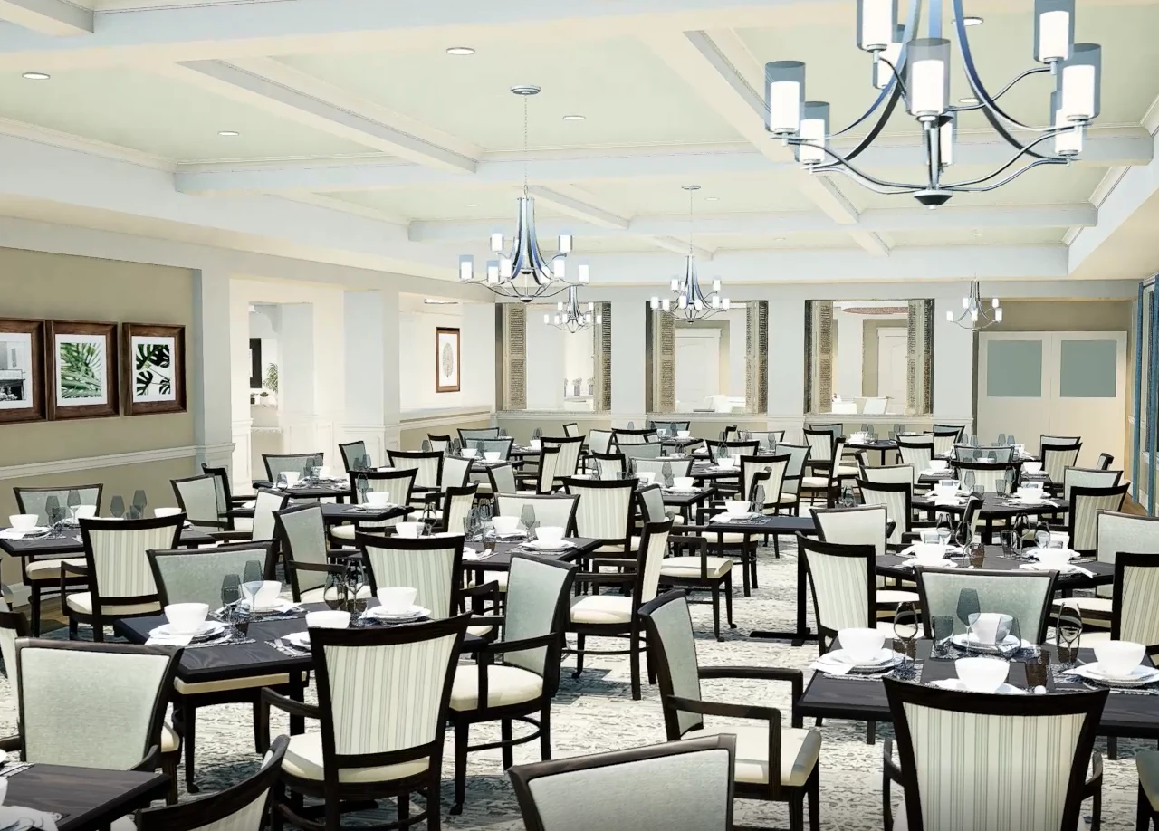 Senior housing with luxury amenities 
