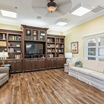 Barclay House of Augusta, senior living community offering assisted living and memory care in Augusta, GA, community living room with tv