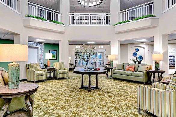 Belmont Gardens Gracious Retirement Living Hawthorn Senior Independent Living in Woodbridge, Virginia, front entrance