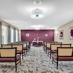 Colonial Gardens Gracious Retirement Living Hawthorn Senior Independent Living in Beverly, Massachusetts Christian religious gathering room