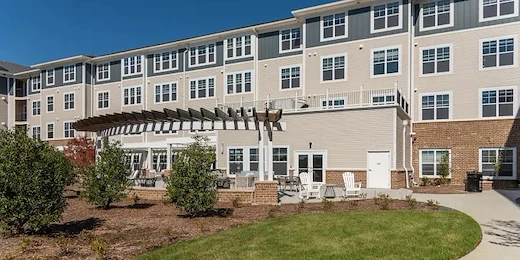 Acclaim at The Hill, senior living community offering active adult and independent living in Fredericksburg, VA, exterior