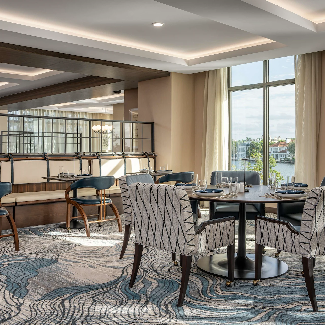 Allegro Fort Lauderdale, senior living community in Fort Lauderdale, FL, offering independent living, assisted living, memory care, and respite care, dining room