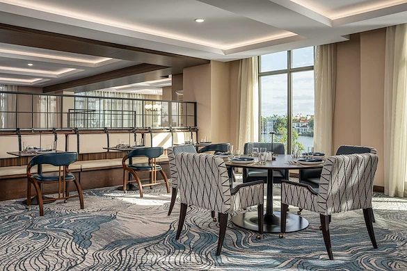 Allegro Fort Lauderdale, senior living community in Fort Lauderdale, FL, offering independent living, assisted living, memory care, and respite care, dining room