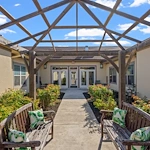 Rear Exterior of The Monarch at Round Rock Assisted Senior Living in TX
