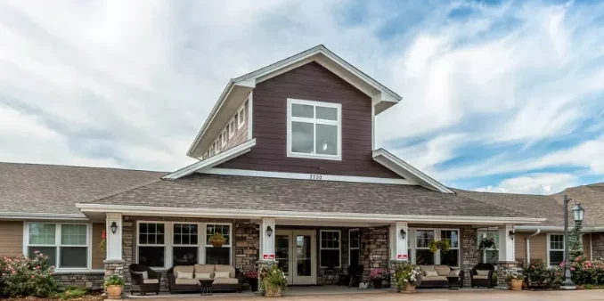 Greenridge Place Senior Assisted Living Memory Care in Westminster, CO front exterior