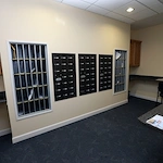 Melrose Meadows package and mail receiving room