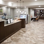 Franklin Park Alamo Heights coffee shop and dining area