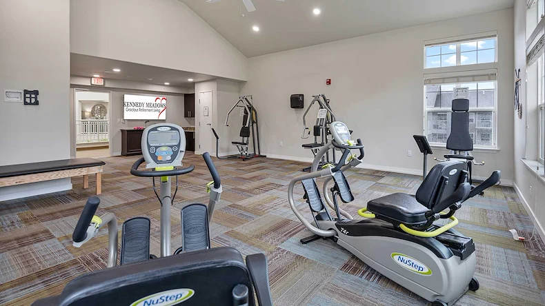 Kennedy Meadows Gracious Retirement Living Hawthorn Senior Independent Living in North Billerica, Massachusetts gym fitness center