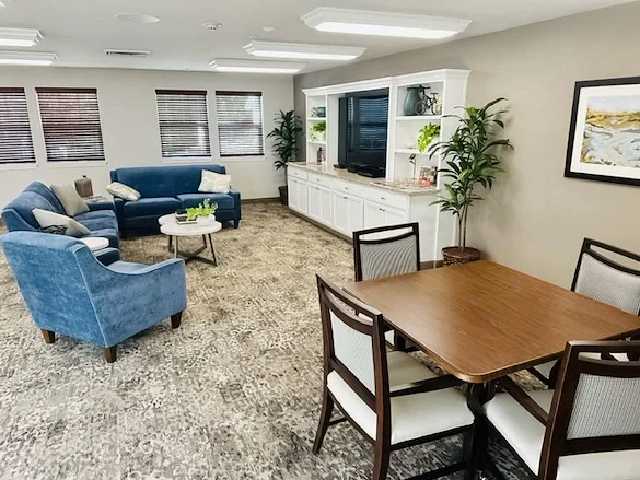 Camden Springs Gracious Retirement Living Hawthorn Senior Independent Living in Elk Grove, California living room