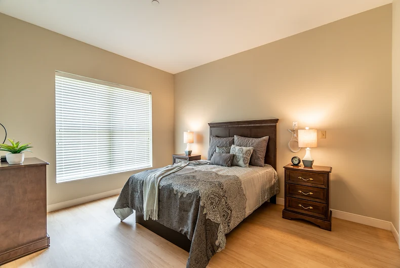 The Seasons@Alexandria (Assisted Living) apartment bedroom