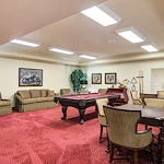 Sanford Estates Gracious Retirement Living Hawthorn Senior Independent Living in Roswell, Georgia game room