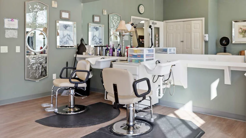 Carolina Estates Gracious Retirement Living Hawthorn Senior Independent Living in Greensboro, North Carolina beauty hair salon