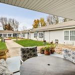 Bennett Place in New Albany, IN, outdoor sitting area