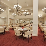 Cypress Springs Gracious Retirement Living Hawthorn Senior Independent Living in Lakewood Ranch, Florida dining room