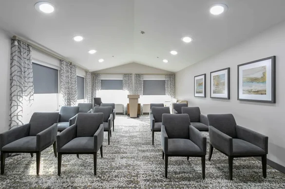 Independent living at Laurel Grove by Barclay House in Lawrenceville, GA, chapel 