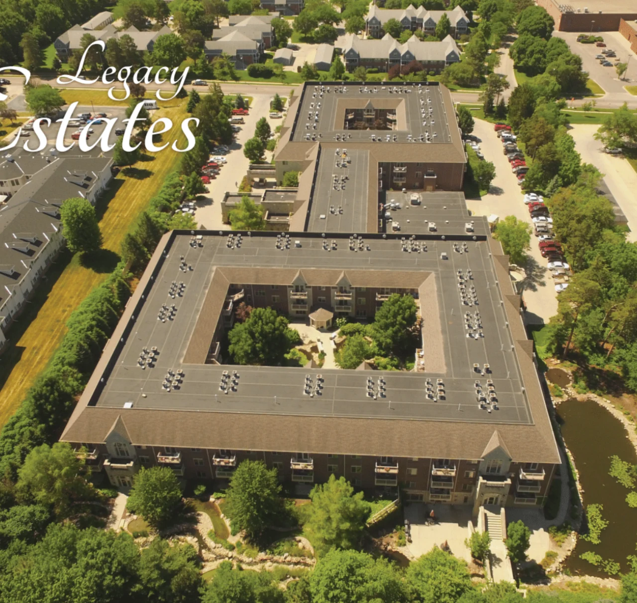 Aerial View of Legacy Estates